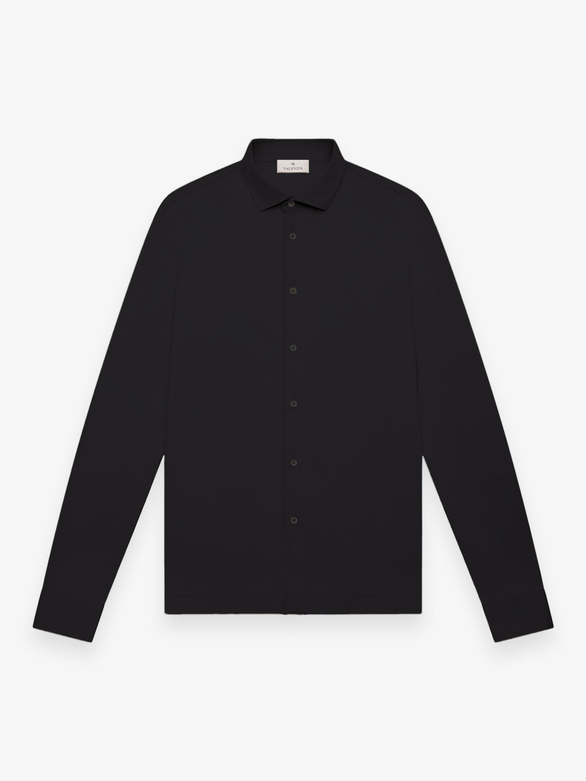 Single Jersey Supima Shirt L/S | Black