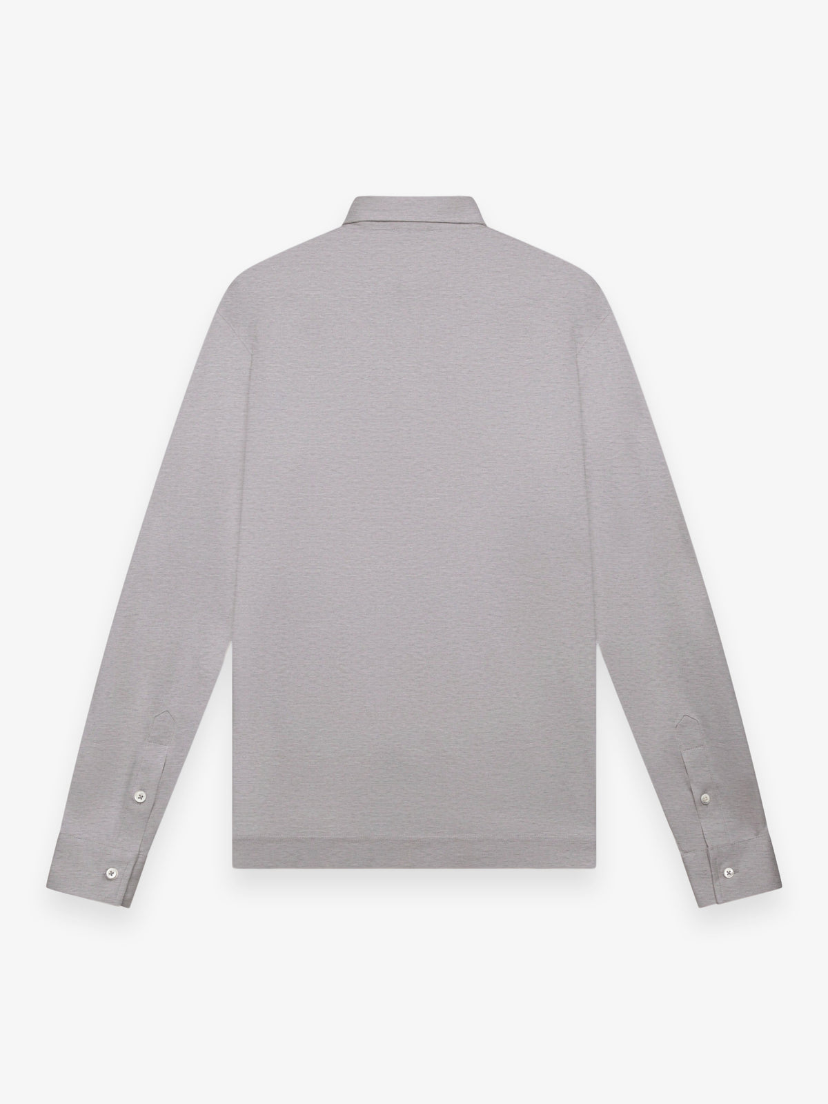 Single Jersey Supima Shirt L/S | Light Grey Melange