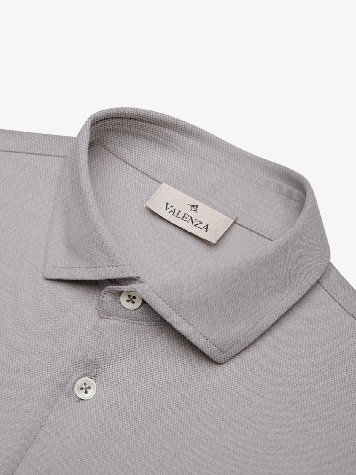Single Jersey Supima Shirt L/S | Light Grey Melange