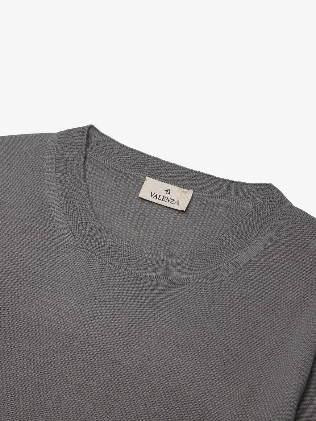 Cashwool Extrafine Merino Crew Neck | Dark Grey