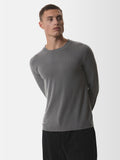 Cashwool Extrafine Merino Crew Neck | Dark Grey
