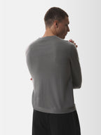 Cashwool Extrafine Merino Crew Neck | Dark Grey