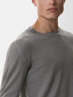 Cashwool Extrafine Merino Crew Neck | Dark Grey