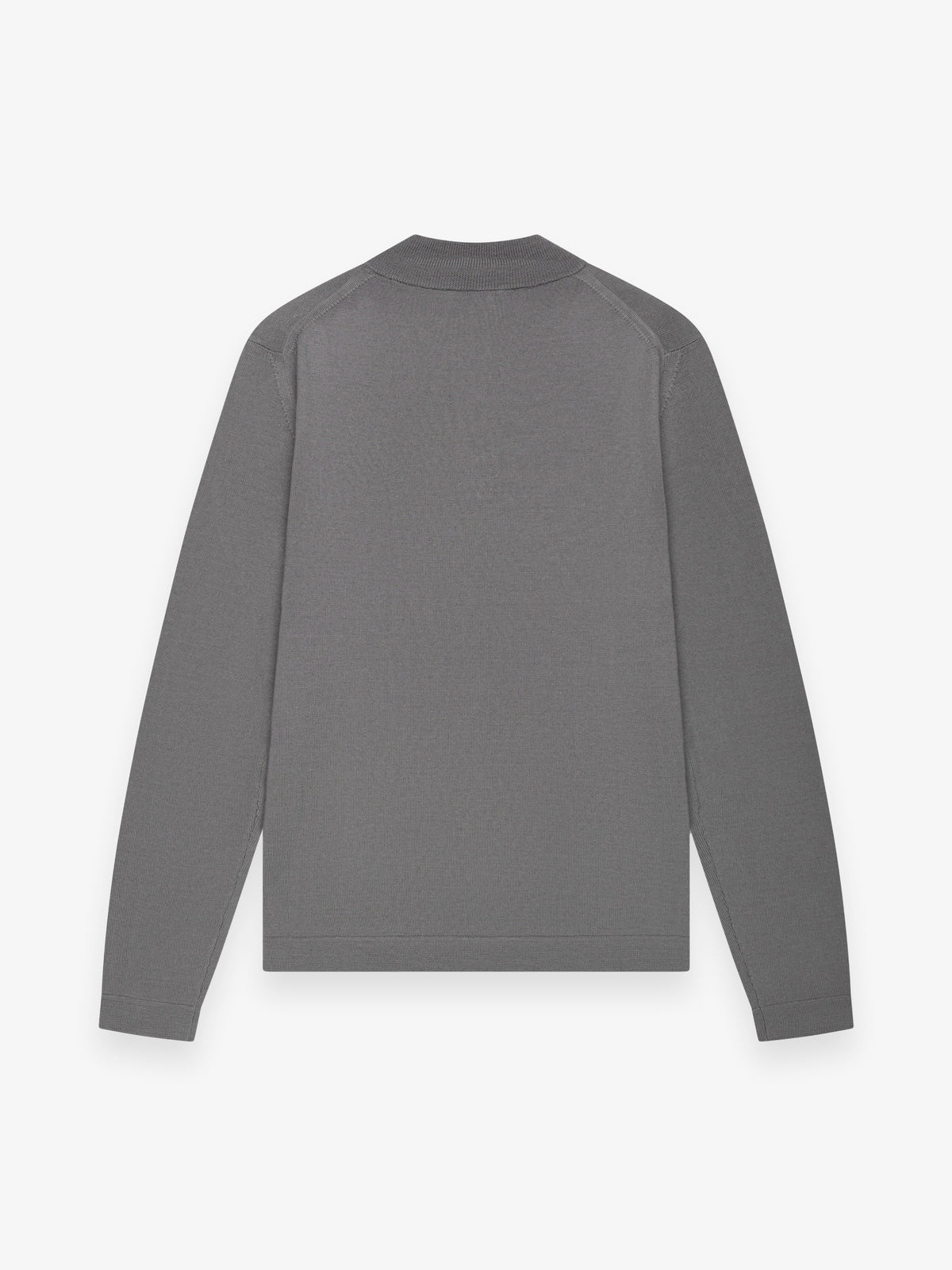 Cashwool Extrafine Merino Quarter Zip | Dark Grey